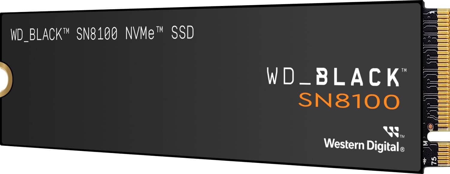 WD BLACK SN8100 2TB Non Heatsink Internal SSD Gen 5x4 NVMe