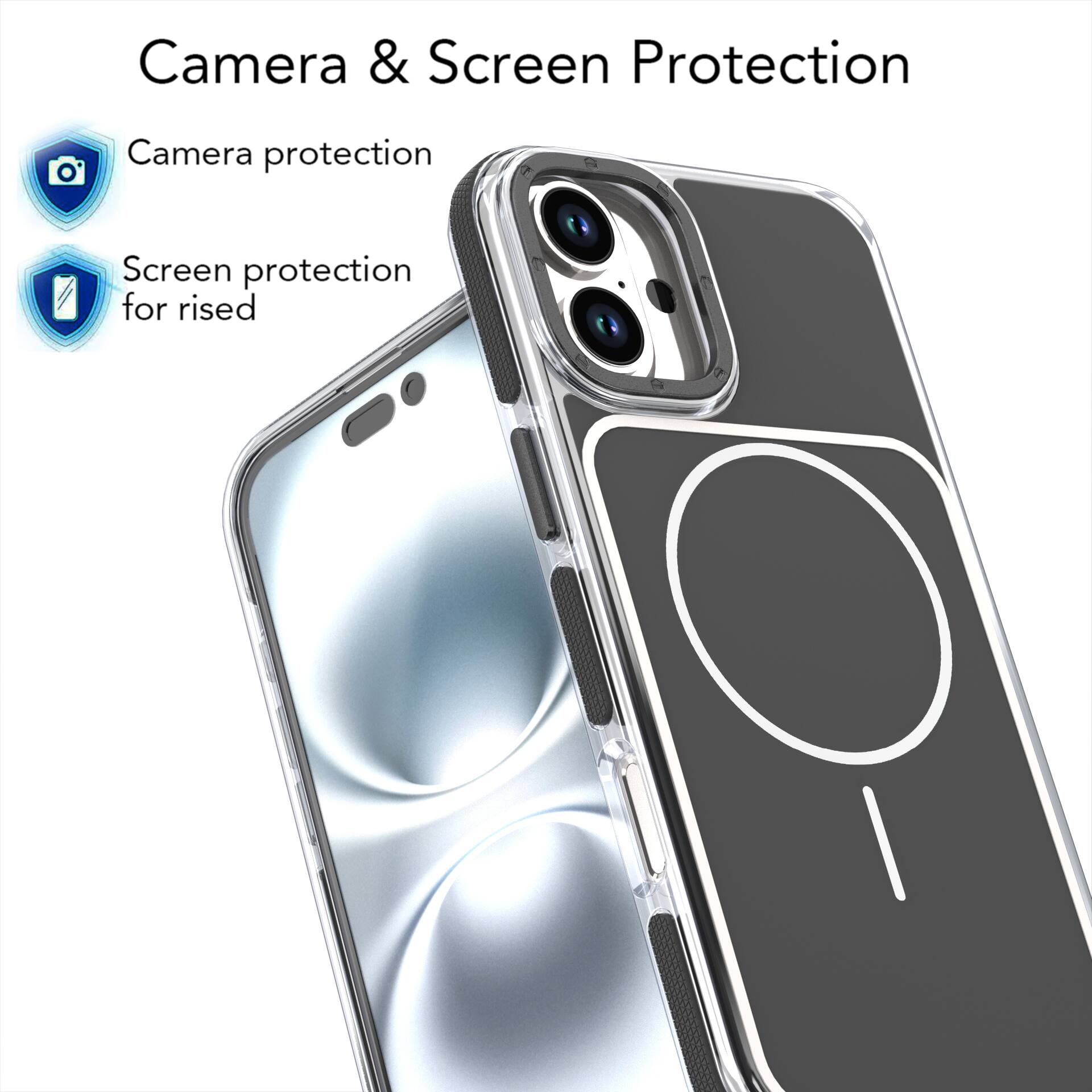 Camera & Screen Protection

Camera protection

Screen protection for raised