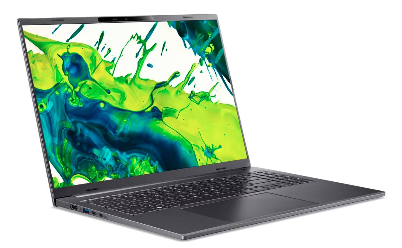 Left. Acer - 16" A16-61MT Laptop 1920x1200 Ryzen AI 9 365 32GB 1TB SSD Radeon 880M.