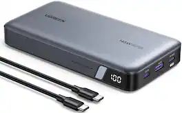 UGREEN - Nexode Laptop Power Bank, Portable Charger with USB-C Cable, Triple Port Fast Charging