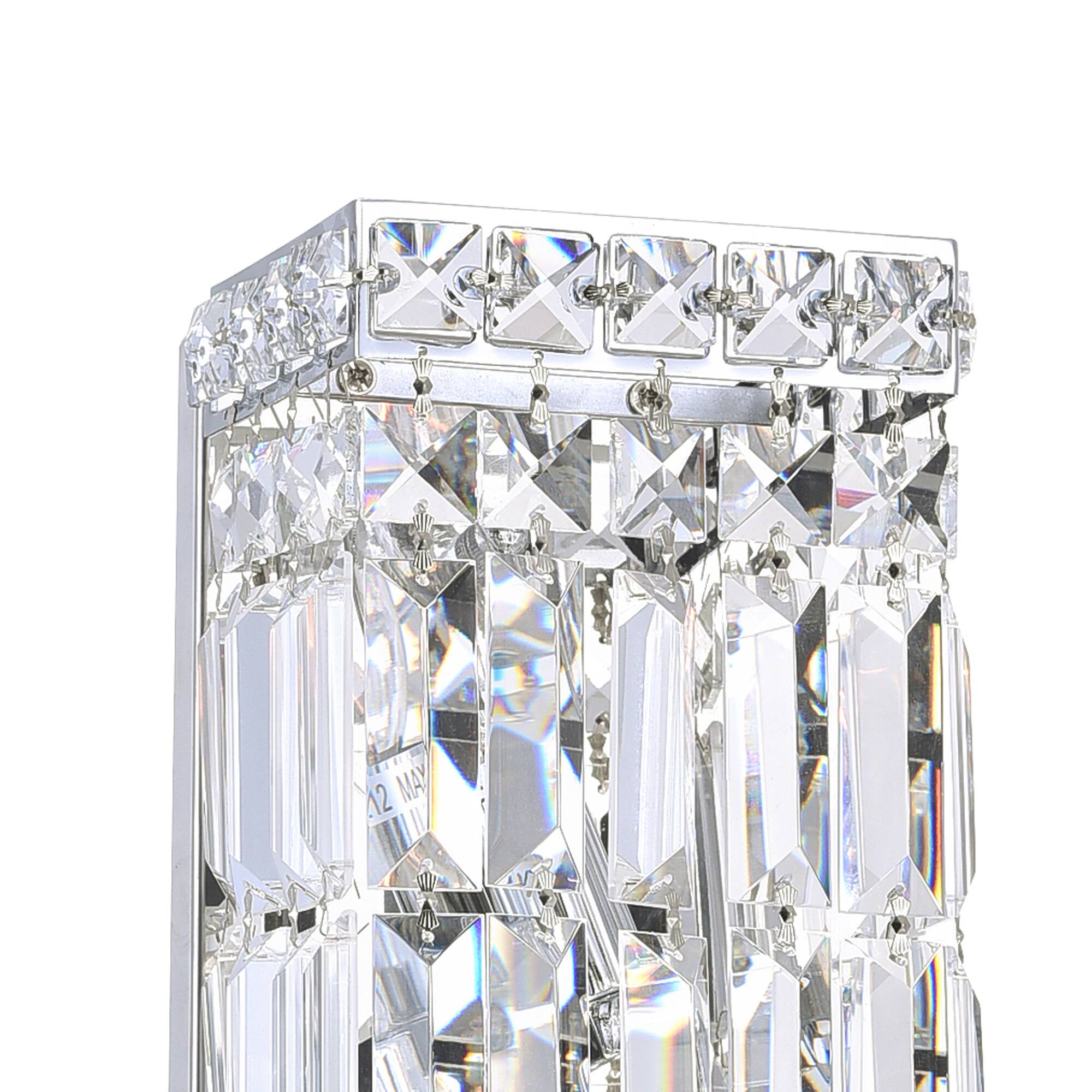 Left. CWI Lighting - Colosseum 2 Light Bathroom Sconce With Chrome Finish - Chrome.