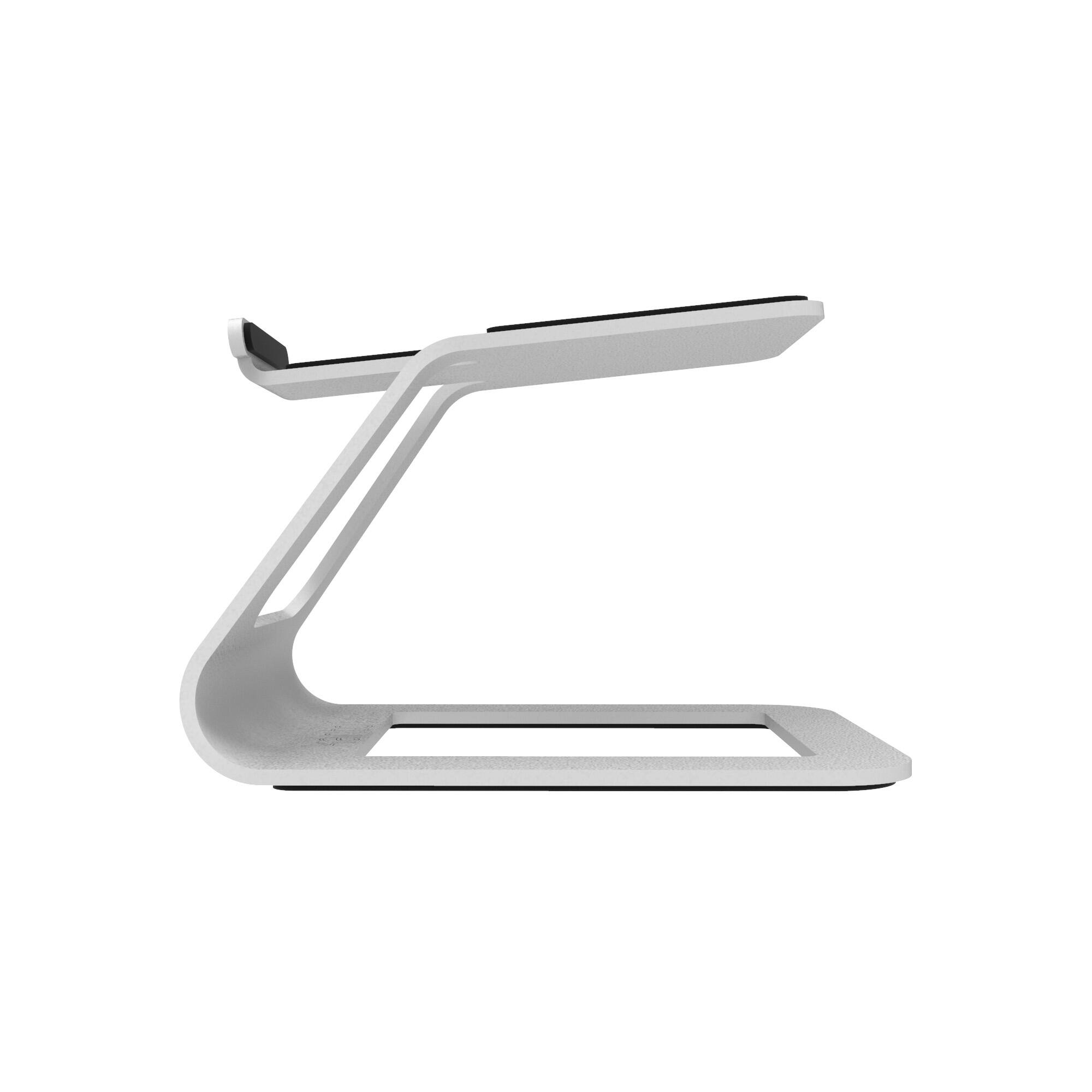 Alt View 1. Kanto - Elevated Desktop Speaker Stands for Small Speakers, Pair - White.