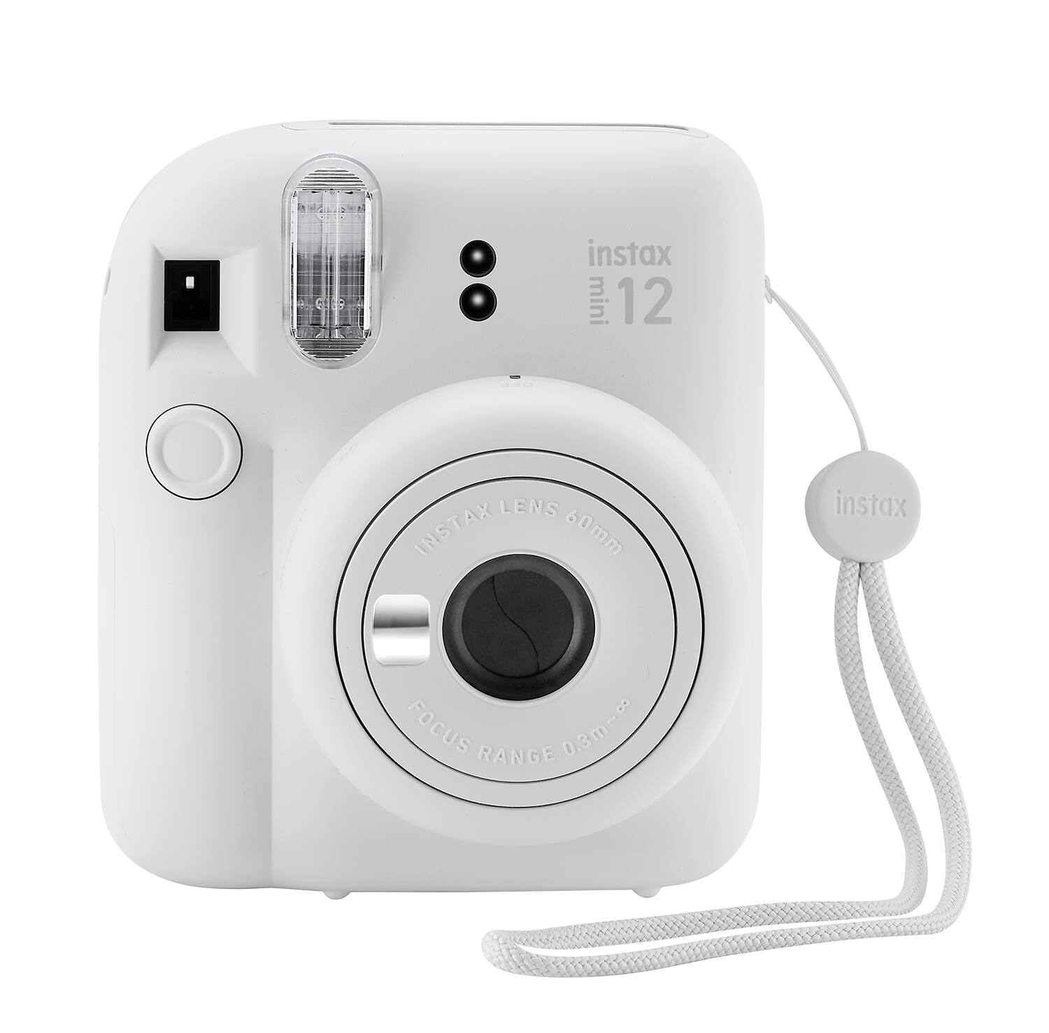 instax mini 12  
INSTAX LENS 60mm  
FOCUS RANGE 0.3m~9m