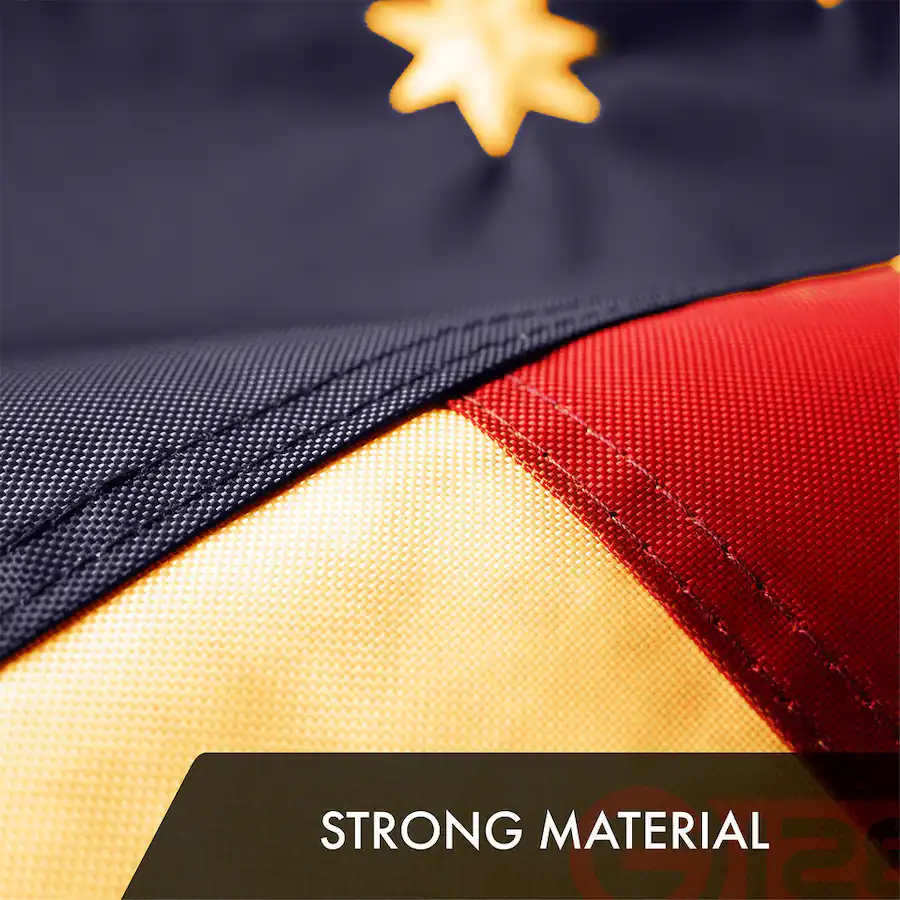 G128 2 Pack Bennington 76 4x6 ft Embroidered Polyester Flag with Brass ...