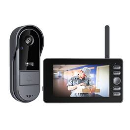 Cluzine - Wireless Video Intercom Doorbell, Dual Wake-Up, Night Vision, Local Storage
