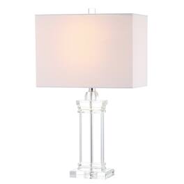 Jonathan Y - Ophelia 23.5" Crystal LED Table Lamp - Clear