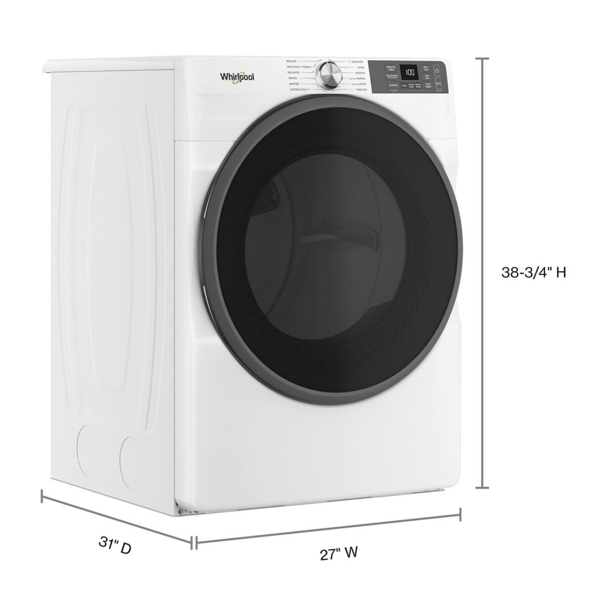 Whirlpool  
100  
38-3/4" H  
31" D  
27" W