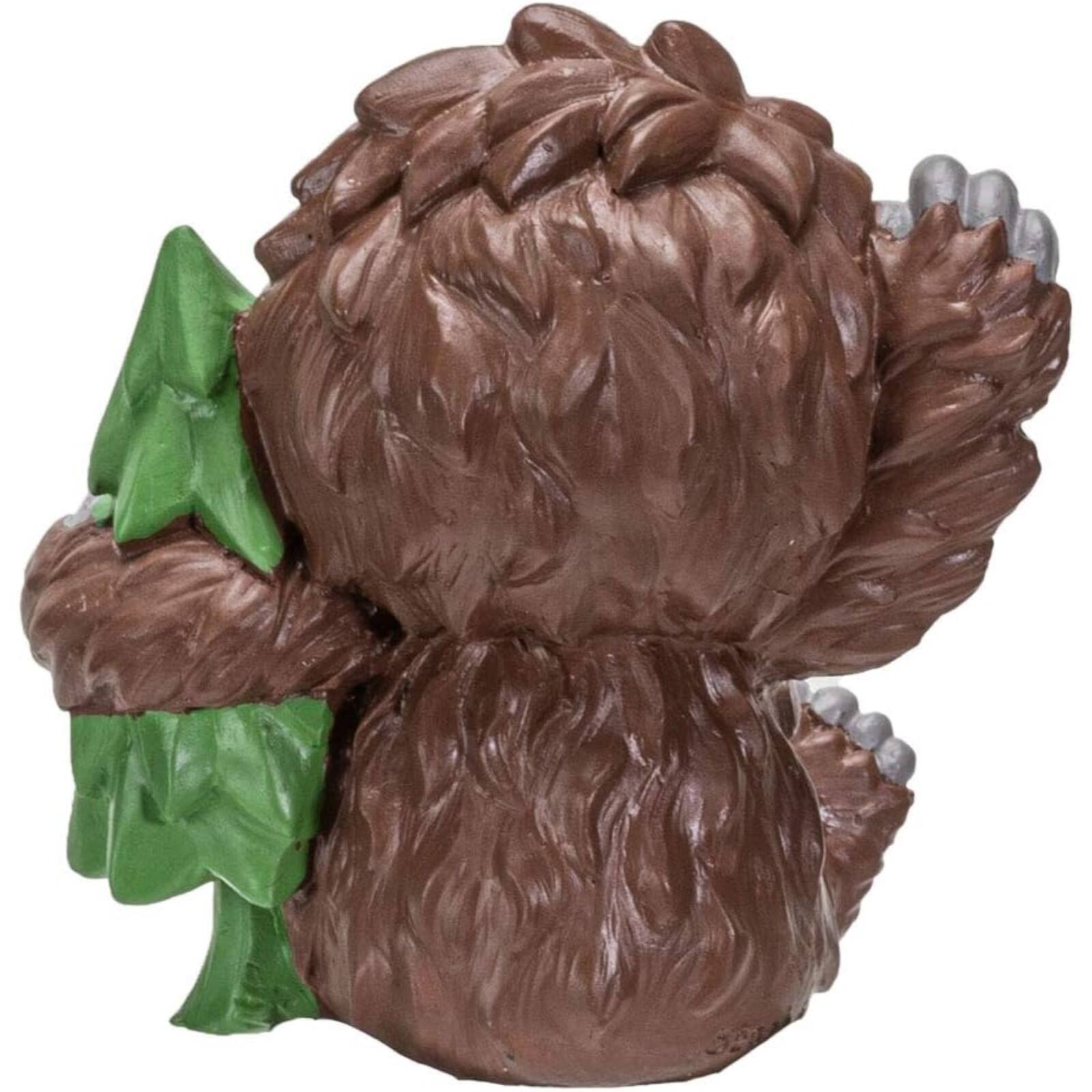Angle. Pacific Trading - Furrybones Bigfoot Skeleton in Sasquatch Costume Figurine 3 inch - Brown.