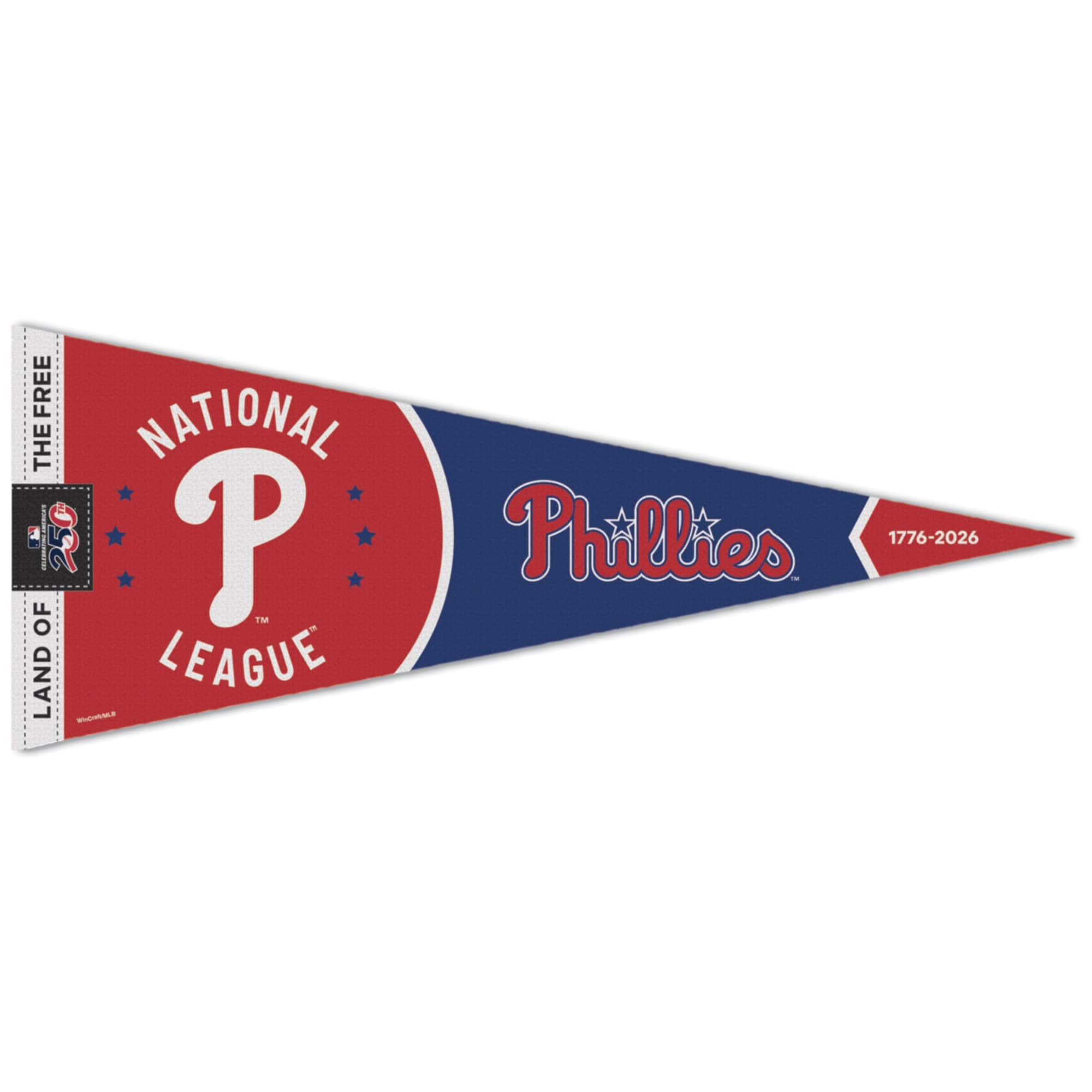 "WinCraft - 12"" x 30"" America 250 Premium Pennant - Multicolor" price history on PriceWatchPro