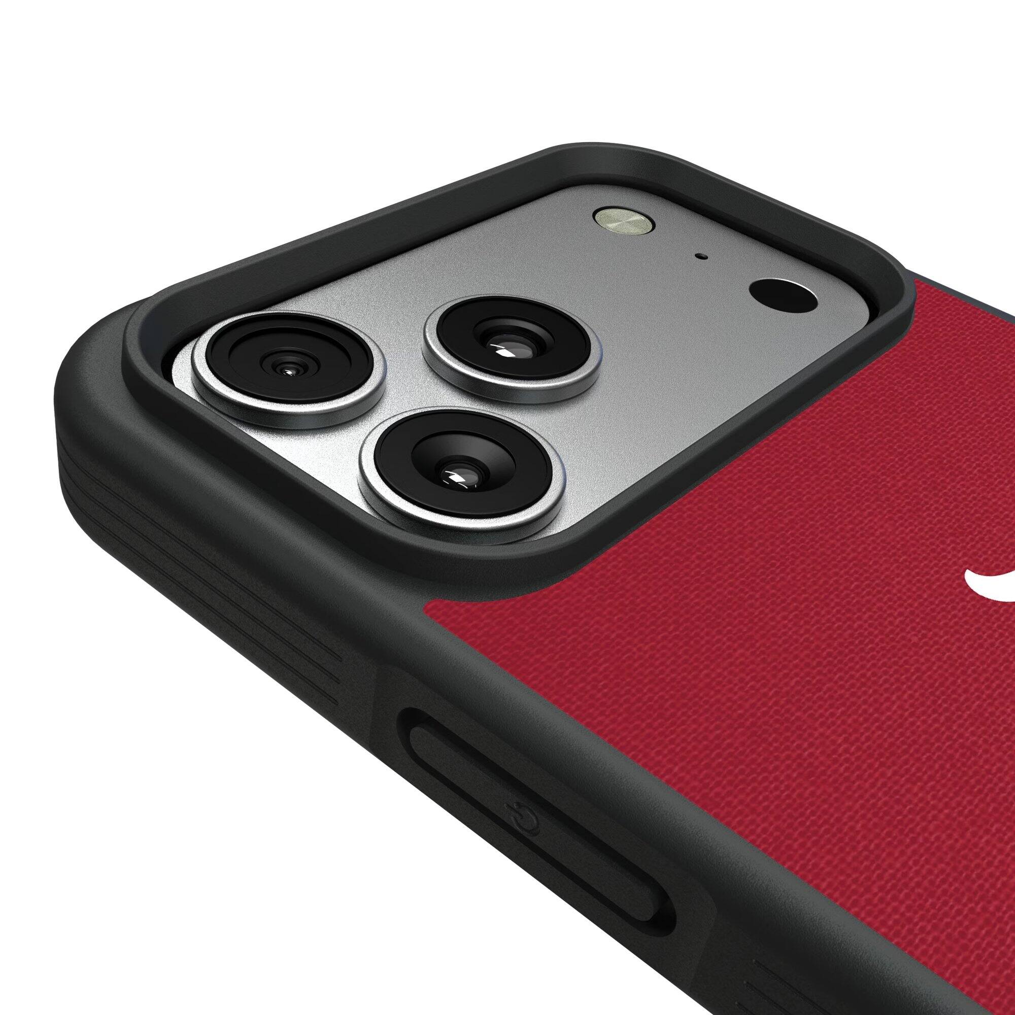 Alt View 2. Keyscaper - Alabama Crimson Tide Bump Case with 8.2ft Drop Protection - 15 Pro Max - Multicolor.