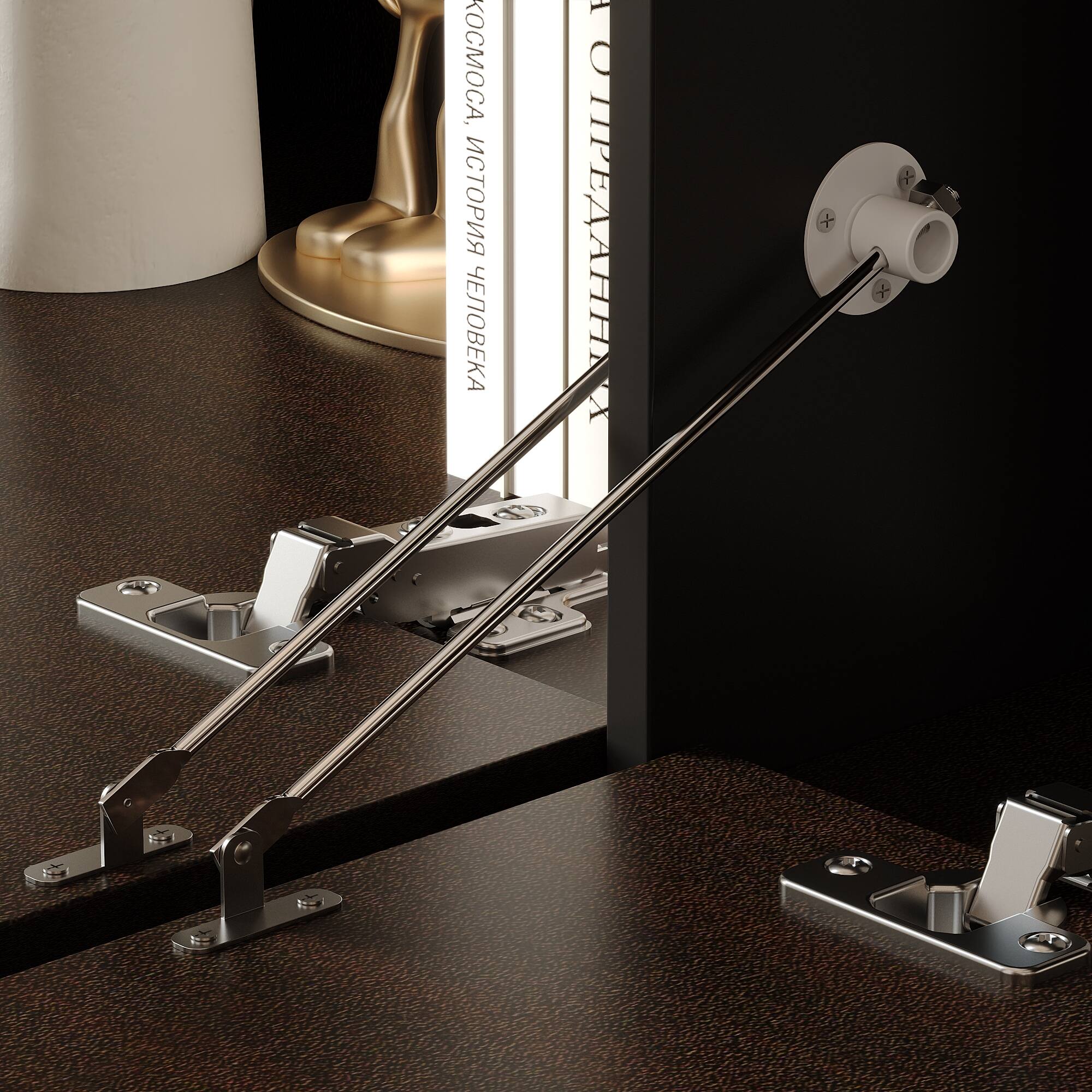 Alt View 2. FUFU&GAGA - Modern TV Console for 70-Inch TV – Hidden Storage, Sleek Media Stand, Living Room Entertainment Center - Dark Brown.