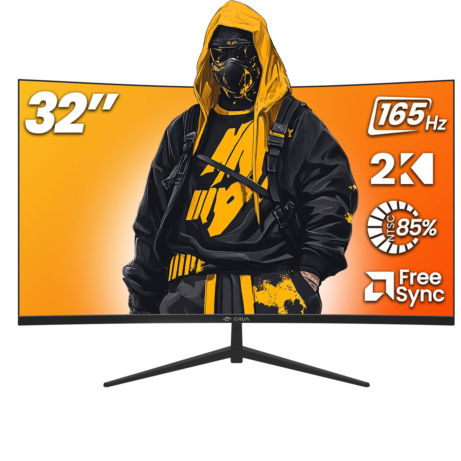 32"  
CRUA  
165Hz 2K NTSC 85% Free Sync