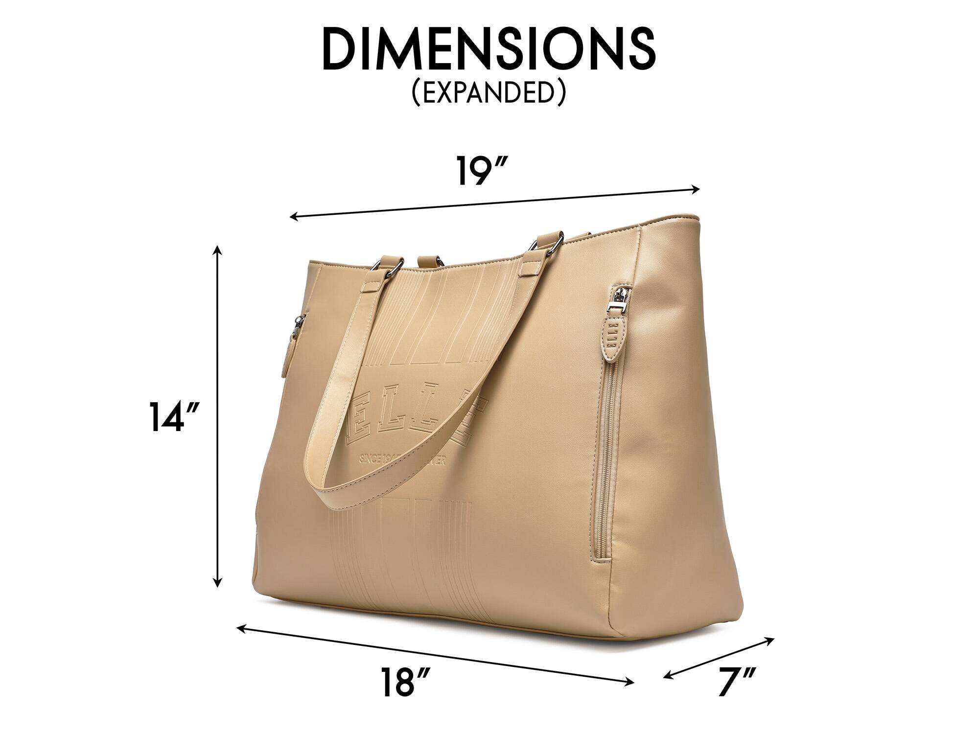 DIMENSIONS (EXPANDED) 19" 14" 18" 7"