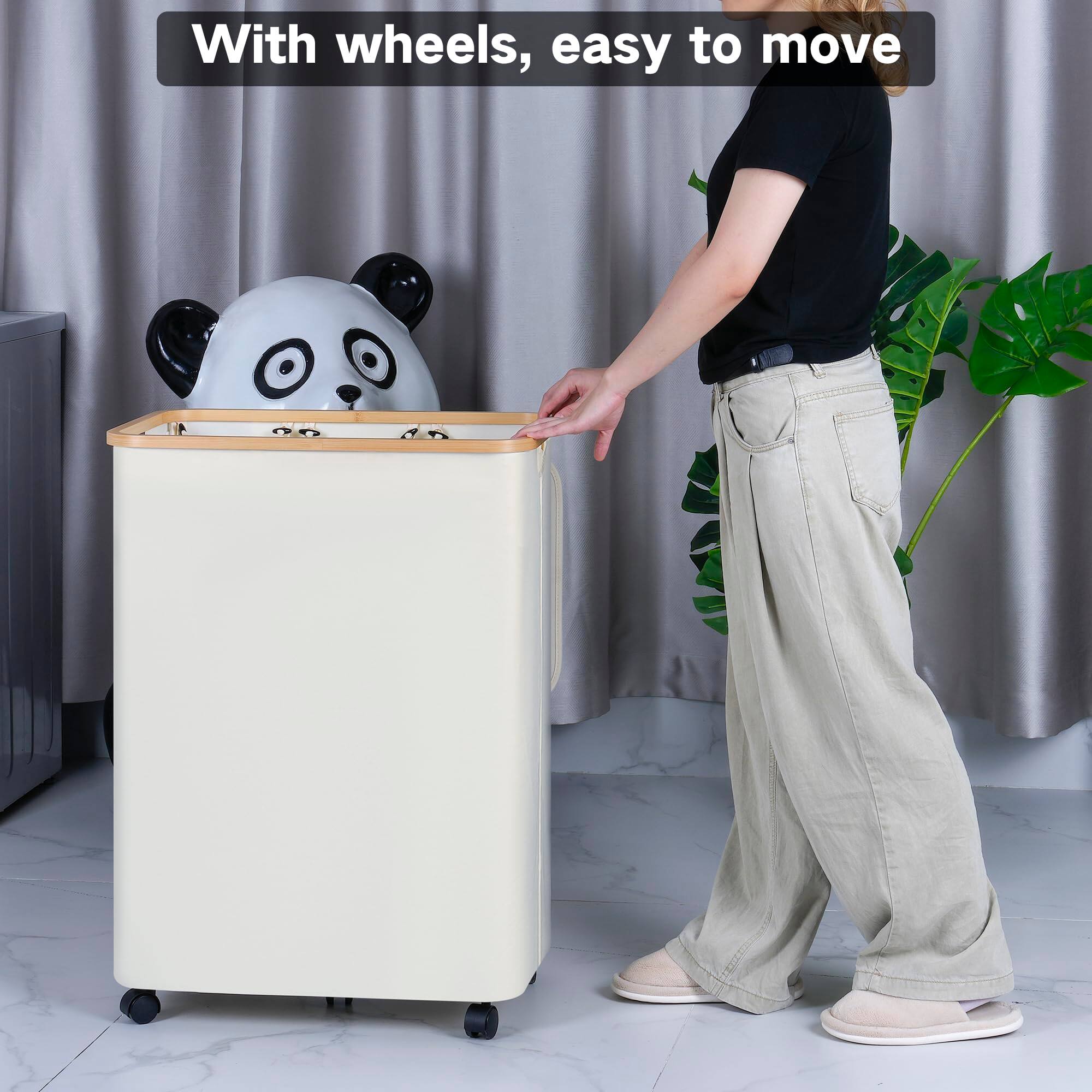 With wheels, easy to move