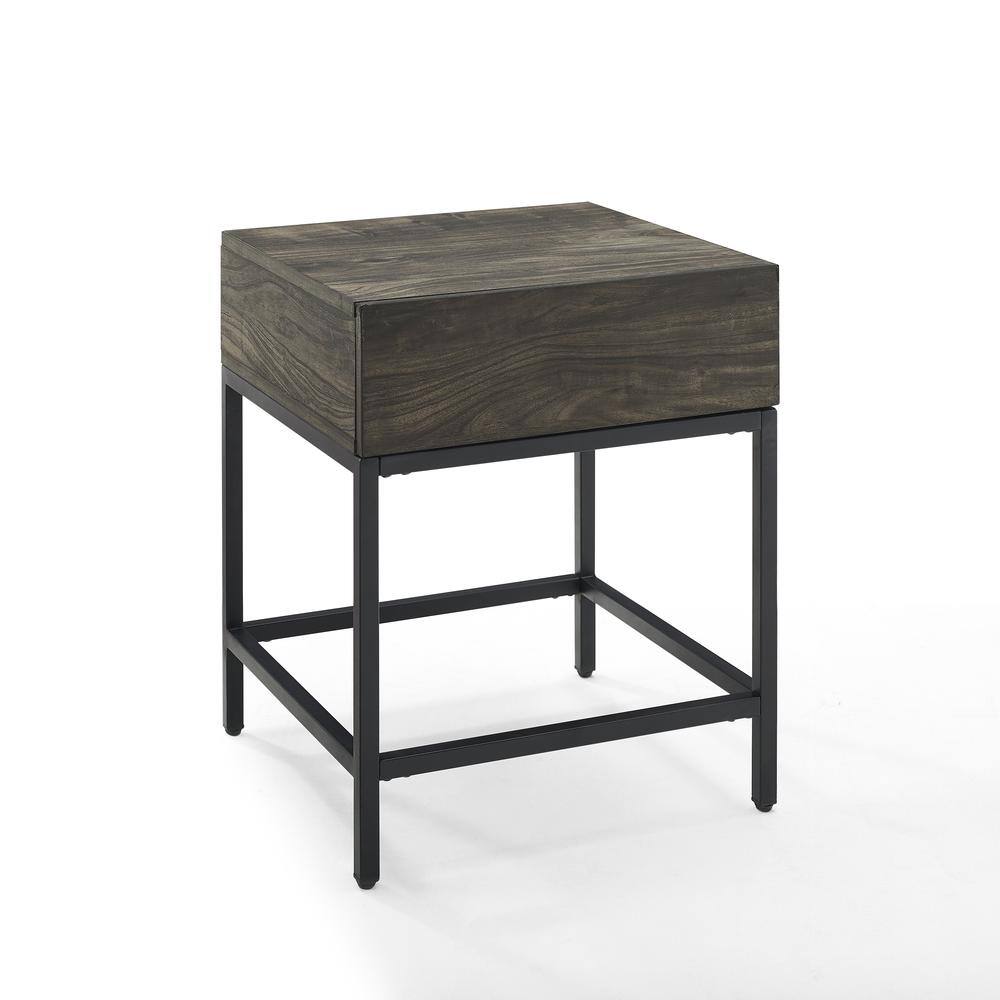 Alt View 5. Crosley Furniture - Jacobsen Side Table - Brown Ash.