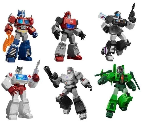 Front. Transformers - G1 Shining Version Vol.1 Box of 6 Blind Box Model Kits | Transformers | Blokees.