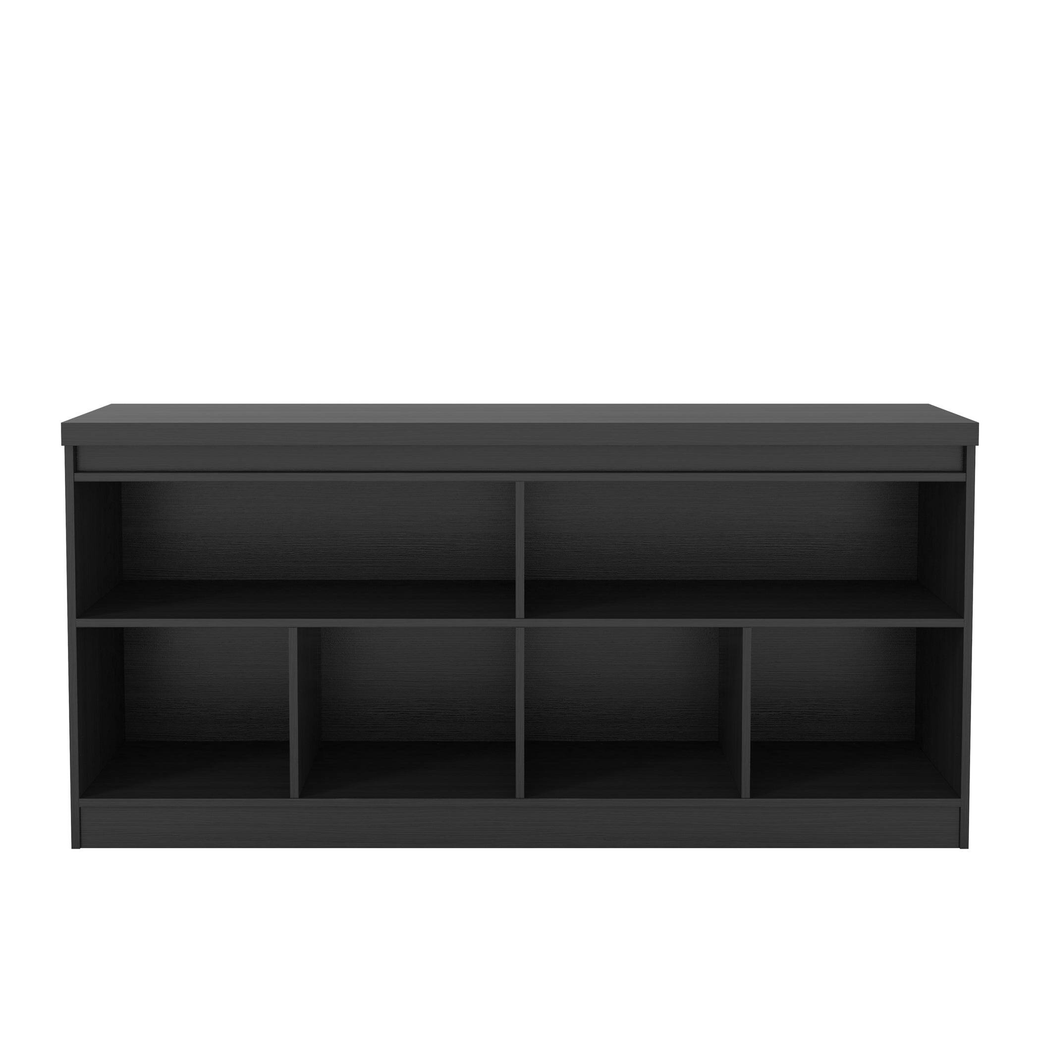Back. Manhattan Comfort - Viennese Contemporary Modern 62" Sideboard - Black.