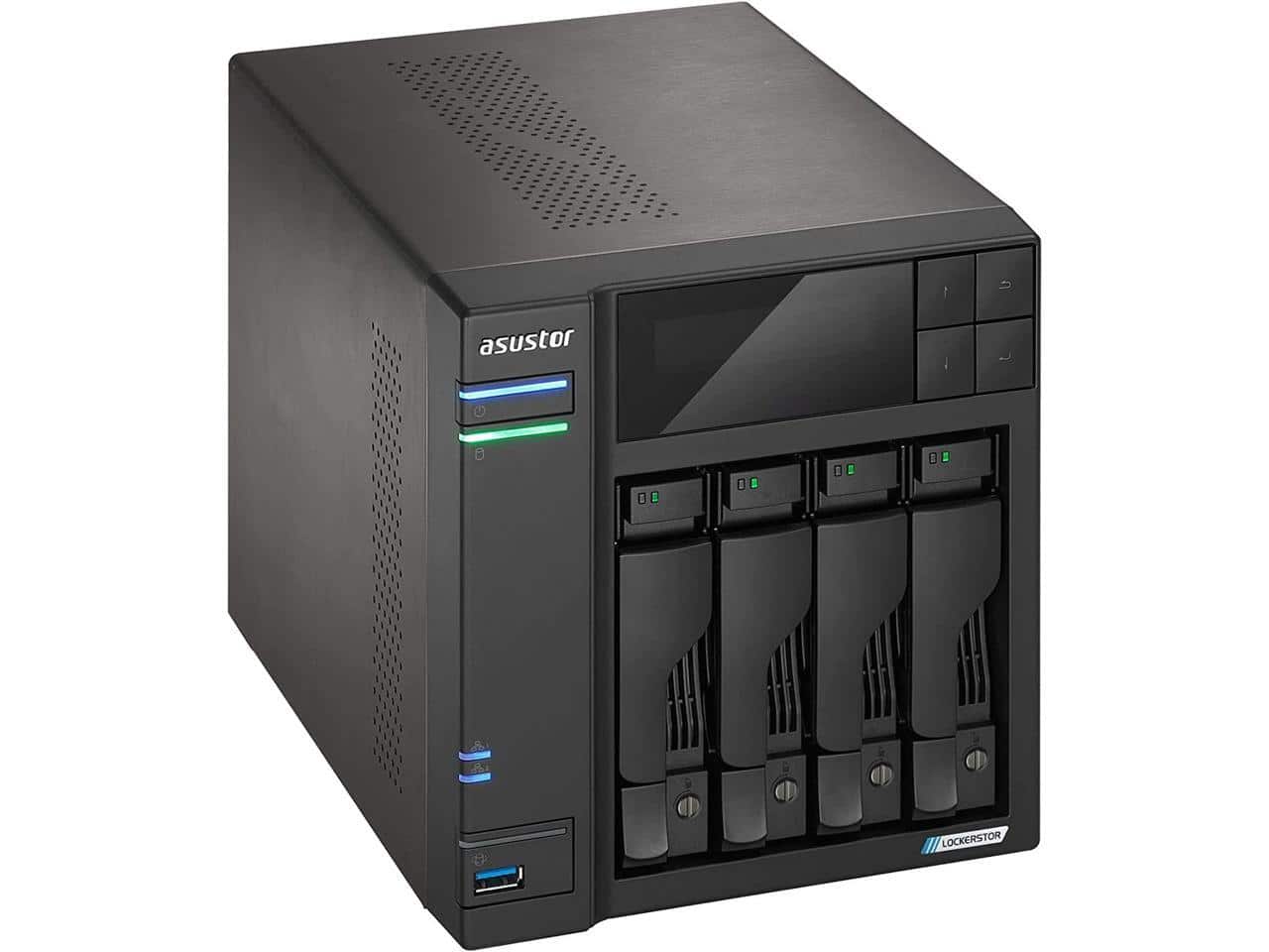Asustor Lockerstor 4 Gen 2 AS6704T, 4 Bay NAS, 2.0GHz, 2.5GbE, 4GB