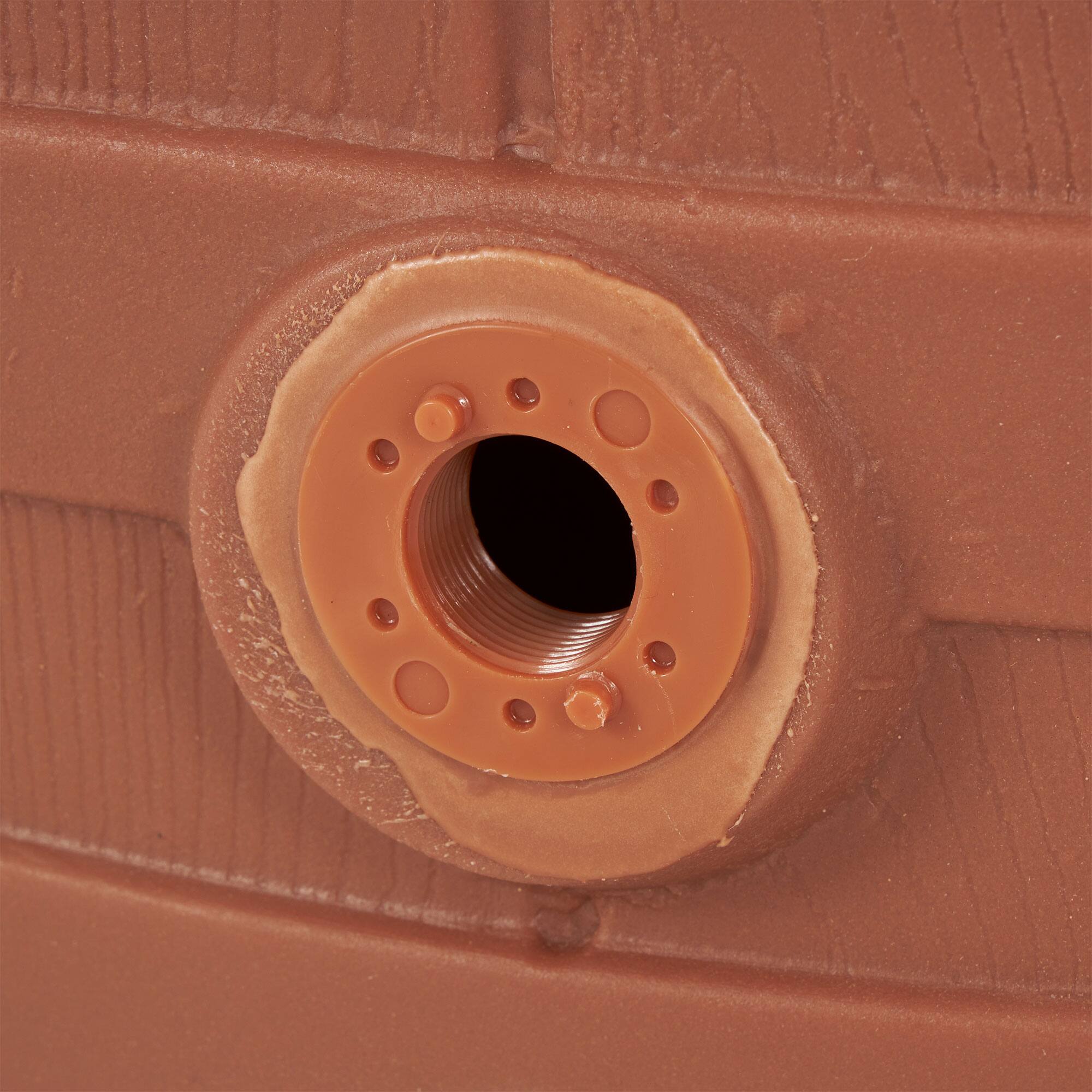 Alt View 6. Good Ideas - Good Ideas Rain Wizard Storage 50 Gallon Rain Barrel, Terra Cotta, (3 Pack).