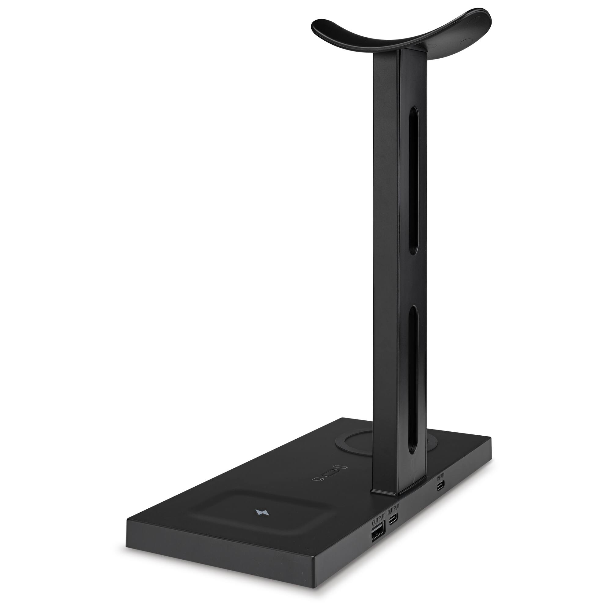 Alt View 2. iLive - iLive 5-in-1 Headphone Stand and Wireless Charger, IAQST303B.