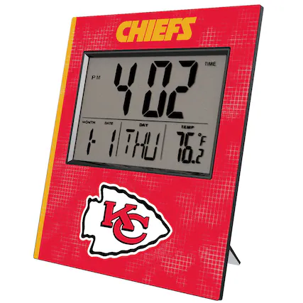 CHIEFS
TIME
4:02 PM
MONTH 1
DATE 11
DAY THU
TEMP 76°F
10.2