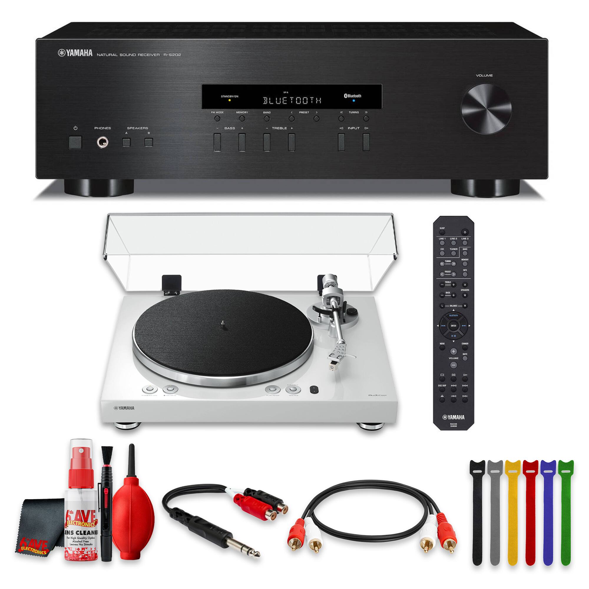 YAMAHA NATURAL SOUND RECEIVER - RX-S602  
BLUETOOTH  
SAVE INS CLEANER  
CLEANER