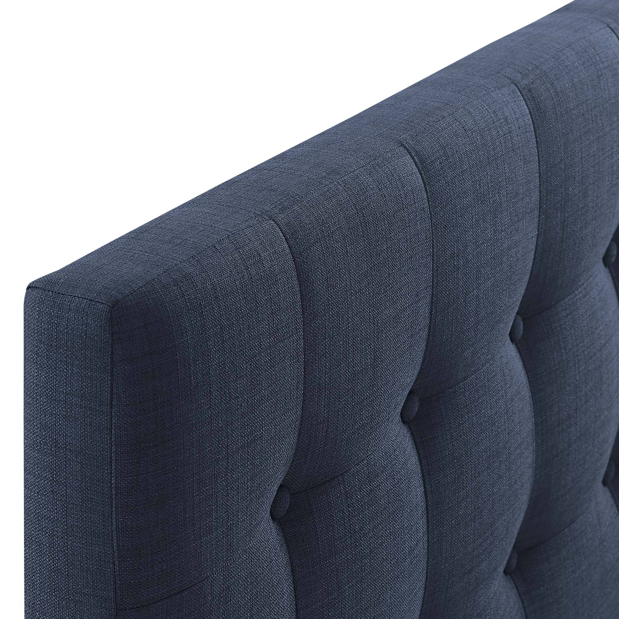 Alt View 1. Modway - Emily Upholstered Fabric Full Headboard by Modway - Blue.