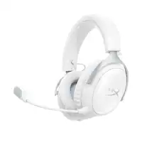 HyperX - Cloud III S Wireless Gaming Headset for PC, PS5, PS4, Nintendo Switch, Mac, and Mobile - White - Front_Zoom