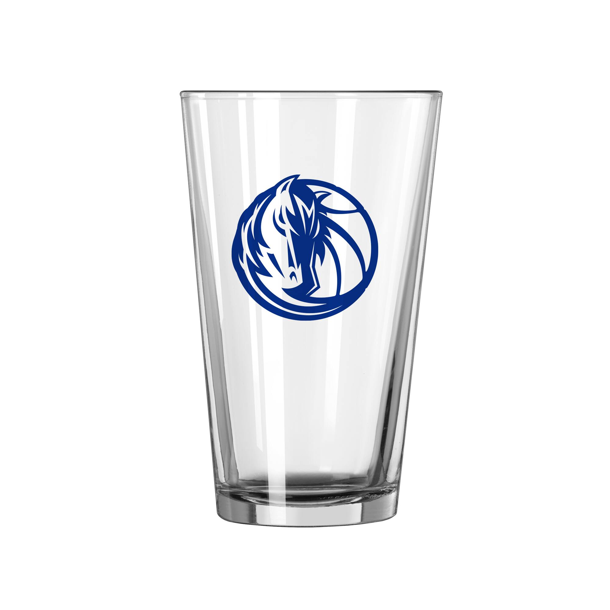 Alt View 1. Logo Brands - Dallas Mavericks 16oz. Team Wordmark Game Day Pint Glass - Multicolor.