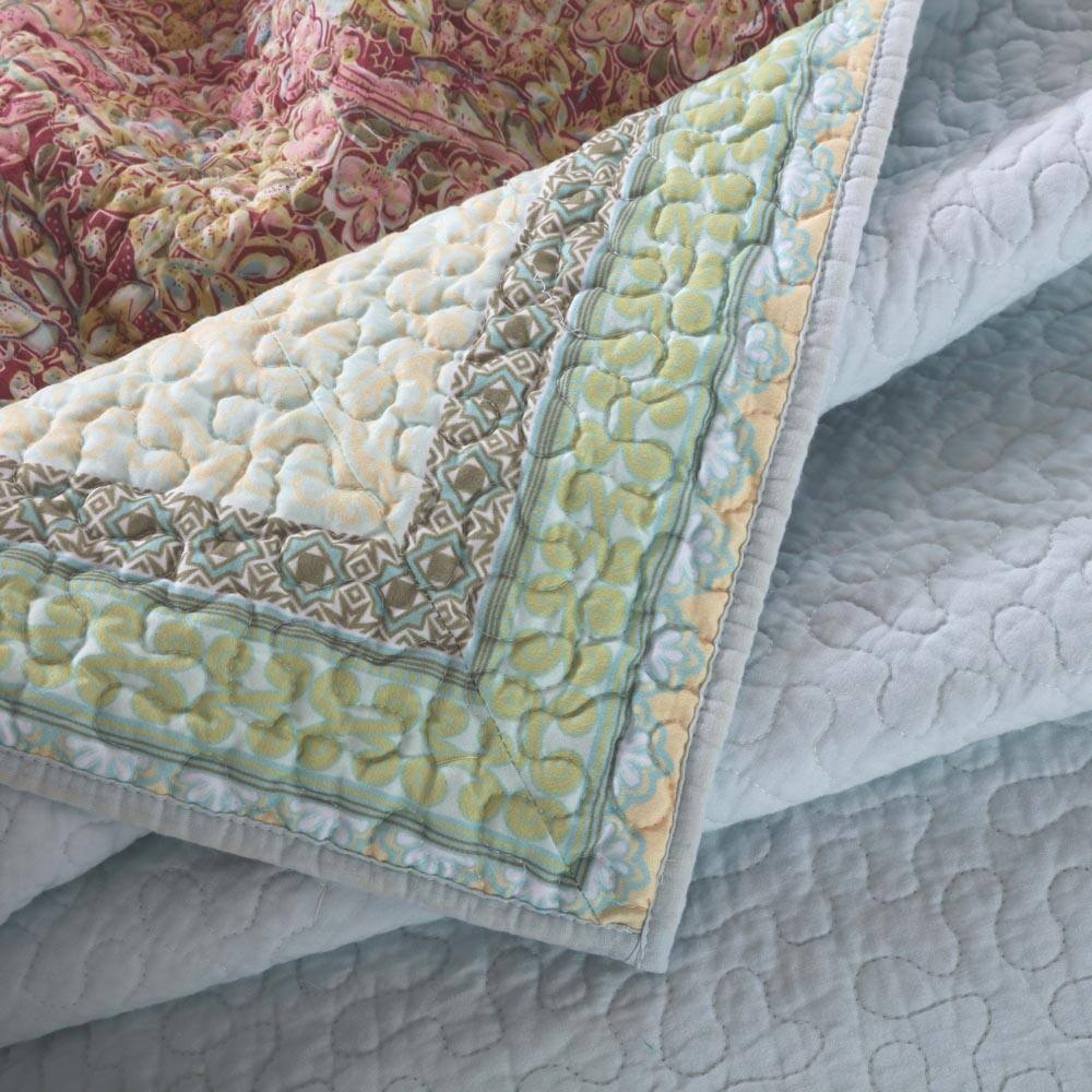 Back. BreeBe - Palisades Quilt Set 3-Piece King/Cal King - Pastel.