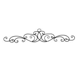 Zeckos - Antique Finish Scroll Wall Hanging Door Pediment - Bronze