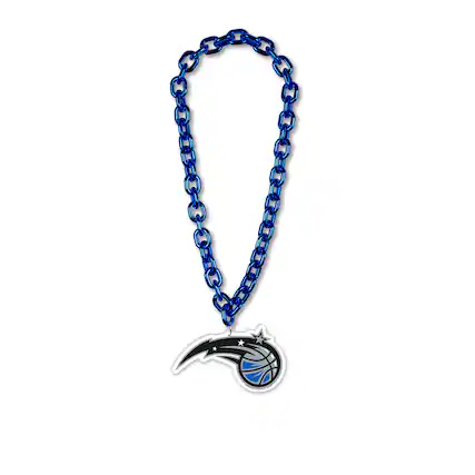 Front. WinCraft - Orlando Magic Big Chain Logo Necklace - Multicolor.