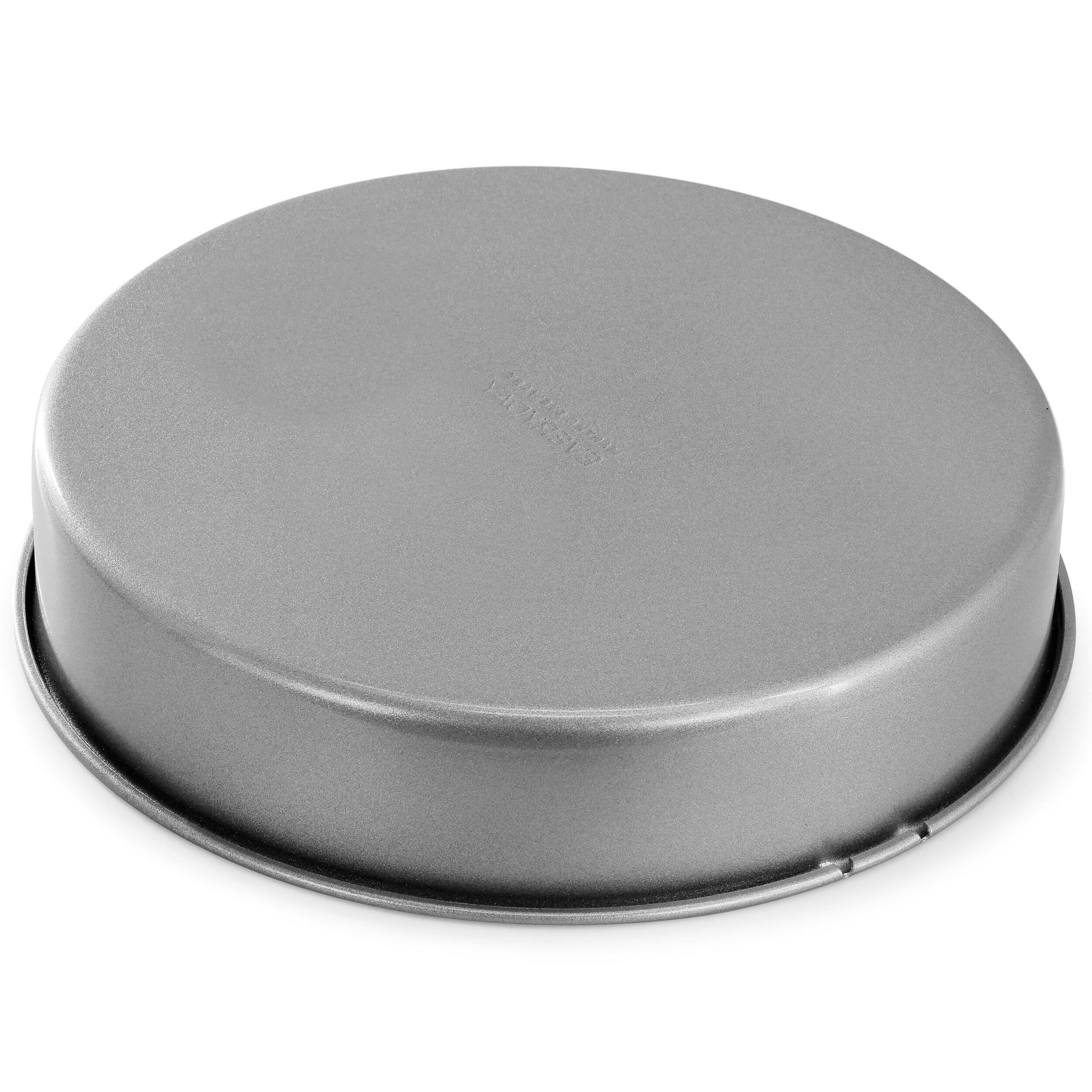 Alt View 2. Martha Stewart - Martha Stewart Everyday 8 Inch Round Nonstick Carbon Steel Baking Pan - Silver.
