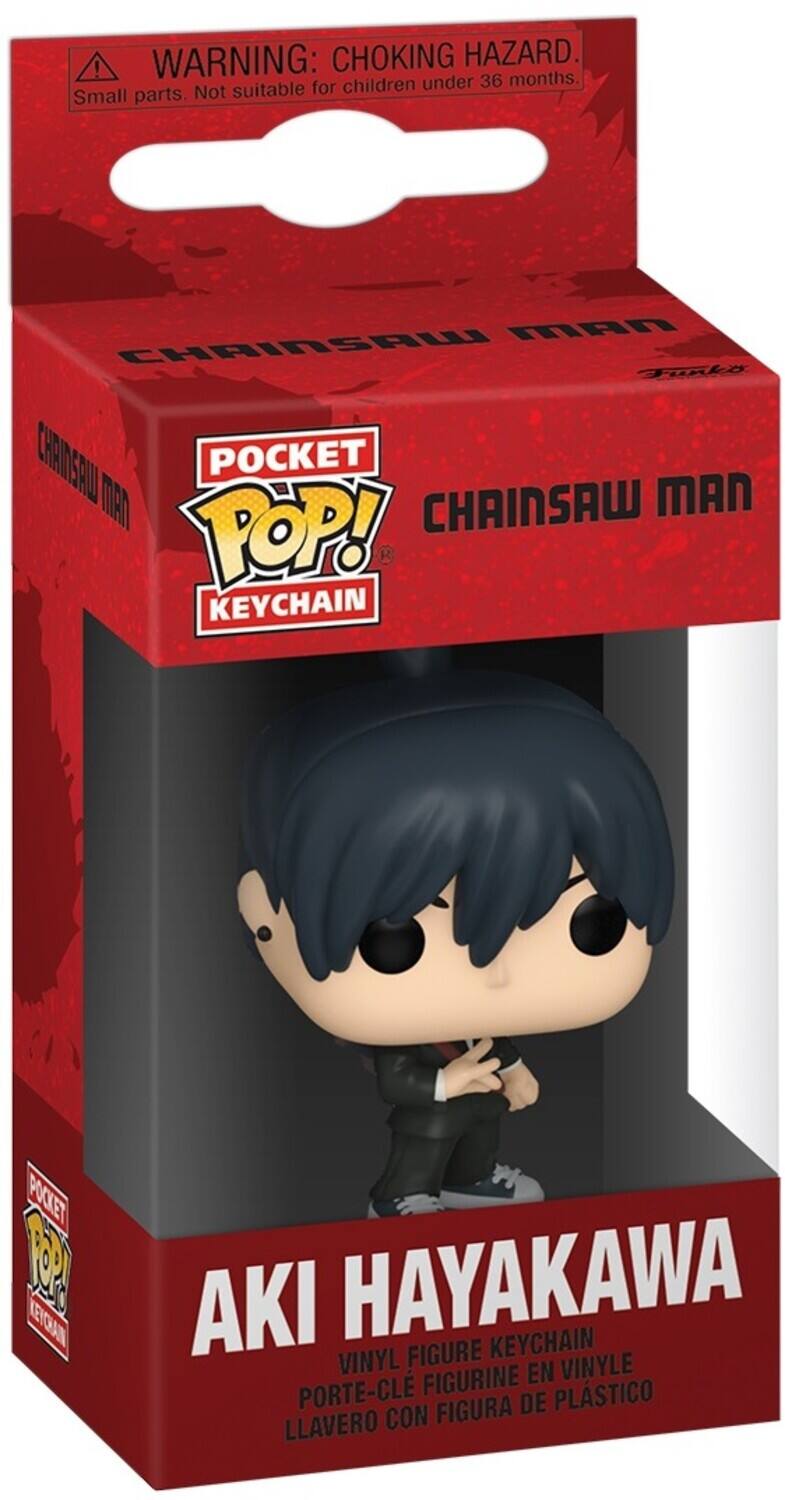 Funko Keychain: Chainsaw Man Aki Hayakawa Collectibles Multicolor