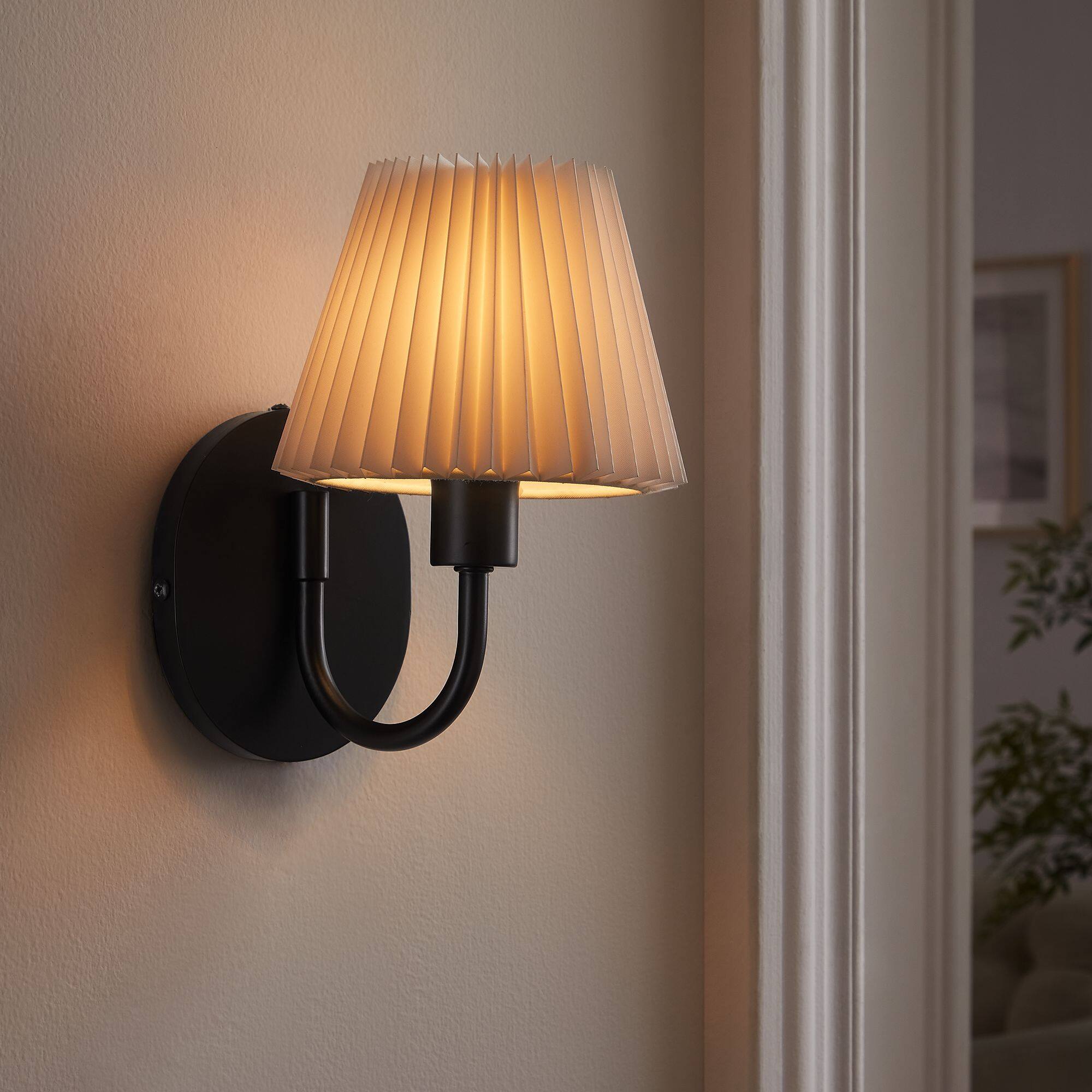 Alt View 2. Modway - Wave Wall Sconce by Modway - Black.