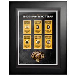 Mustang Drinkware - Centennial 12" x 16" Banners Framed Print - Multicolor