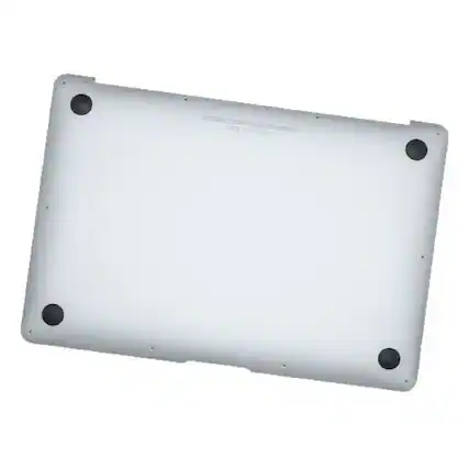 Front. Apple - 923-00505 Replacement Bottom Case for MacBook Air 13-Inch Early 2015 - Aluminum - Silver.