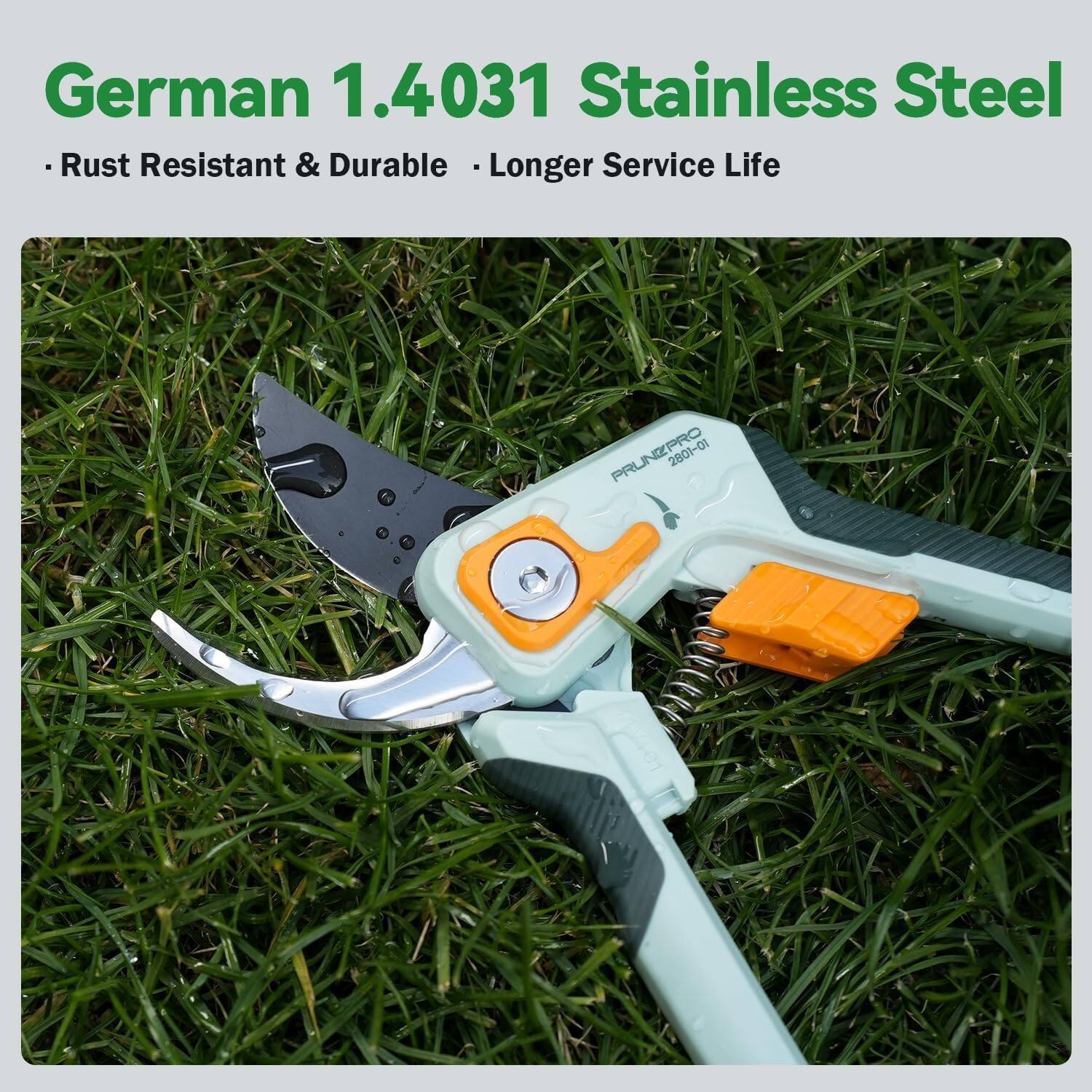 German 1.4031 Stainless Steel  
- Rust Resistant & Durable  
- Longer Service Life