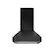 Back. Thor Kitchen - 30 Inch Professional Wall Mount Pyramid Range Hood - Matte Black.
