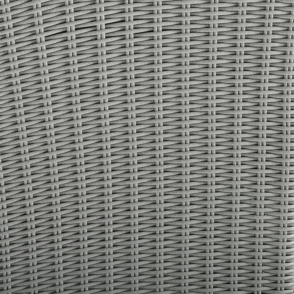 Alt View 3. Crosley Furniture - Bradenton Wicker Outdoor Coffee Table - Gray.
