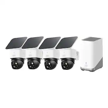 eufy SoloCam S340 4‑Cam Kit with HomeBase 3, Solar Security Camera eufy SoloCam S340 4‑Cam Kit with HomeBase 3, Solar Security Camera