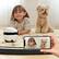 Left. Enabot - ROLA Mini Companion Robot 2K QHD Camera, Built-in Call Button, 2-Way Voice - White.