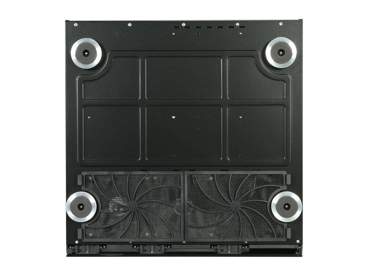 Alt View 6. SilverStone - SILVERSTONE Black Aluminum / Steel Grandia Series SST-GD07B ATX Media Center / HTPC Case - Black.