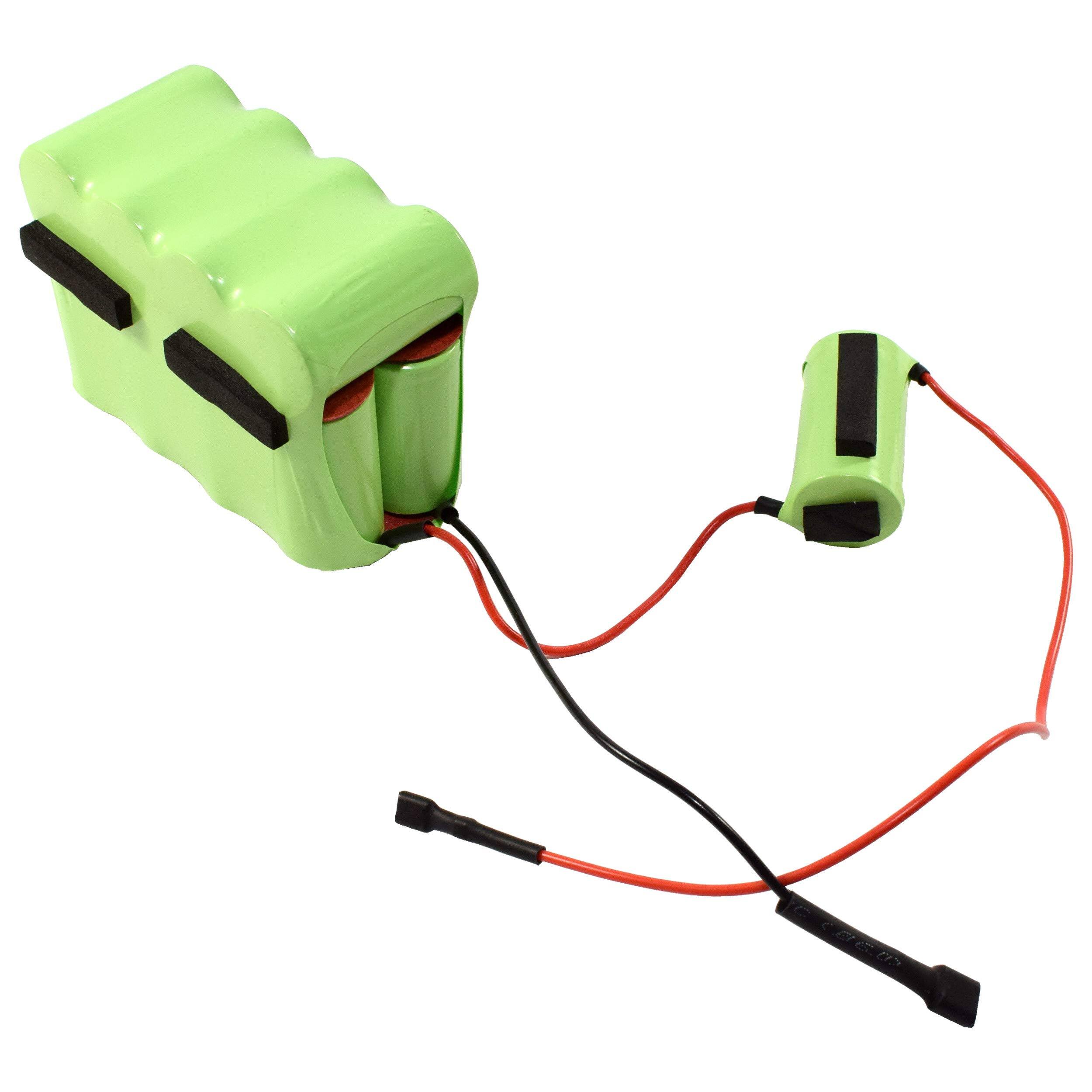 Left. HQRP - 15.6 V 2100 mAh Ni-Cd Battery Replacement for Shark XBP736 SV736 SV75_14 SV70Z Cordless Hand Vac.