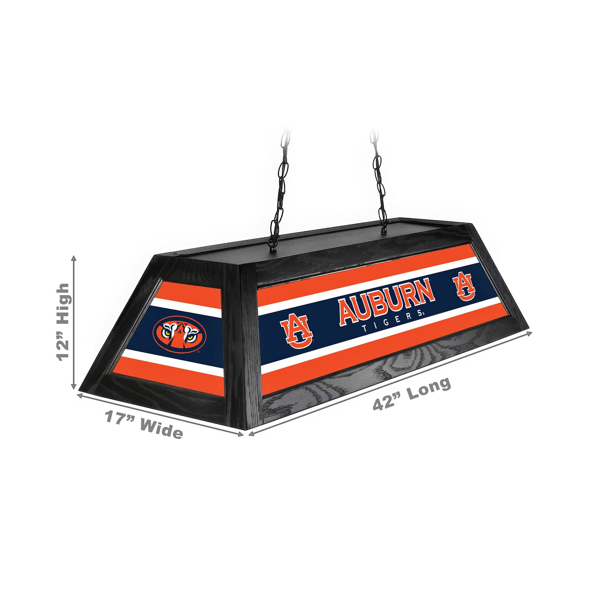 High 12"  
P 17" Wide  
AUBURN A A TIGERS  
42" Long