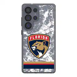 Keyscaper - NHL - Florida Panthers Galaxy Stripe Clear Ice Case - S23 - Multicolor