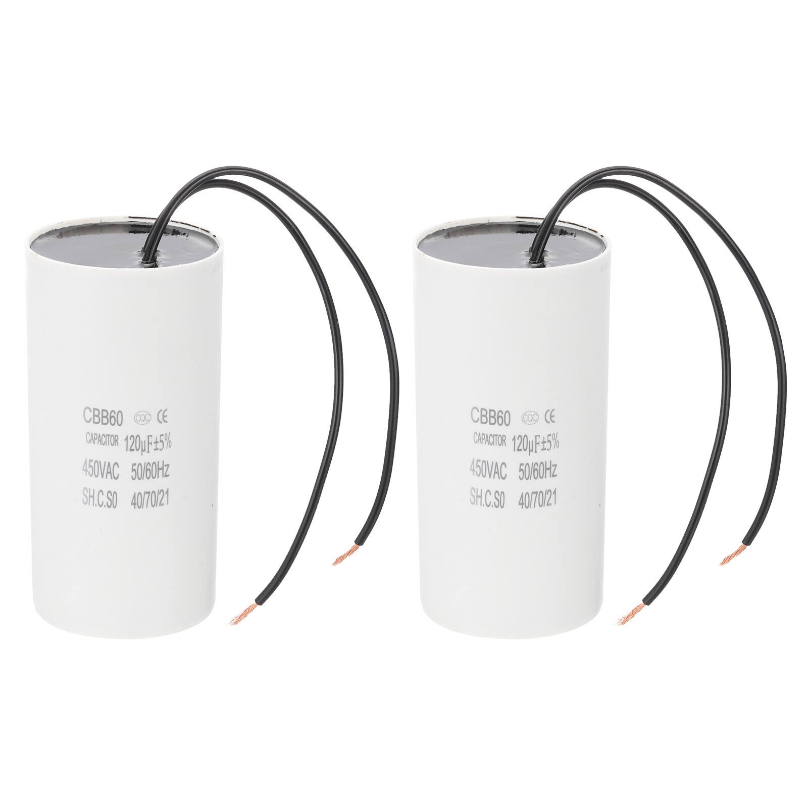 CBB60 CE CAPACITOR 120µF 5% 450VAC 50/60Hz SH.C.SO 40/70/21