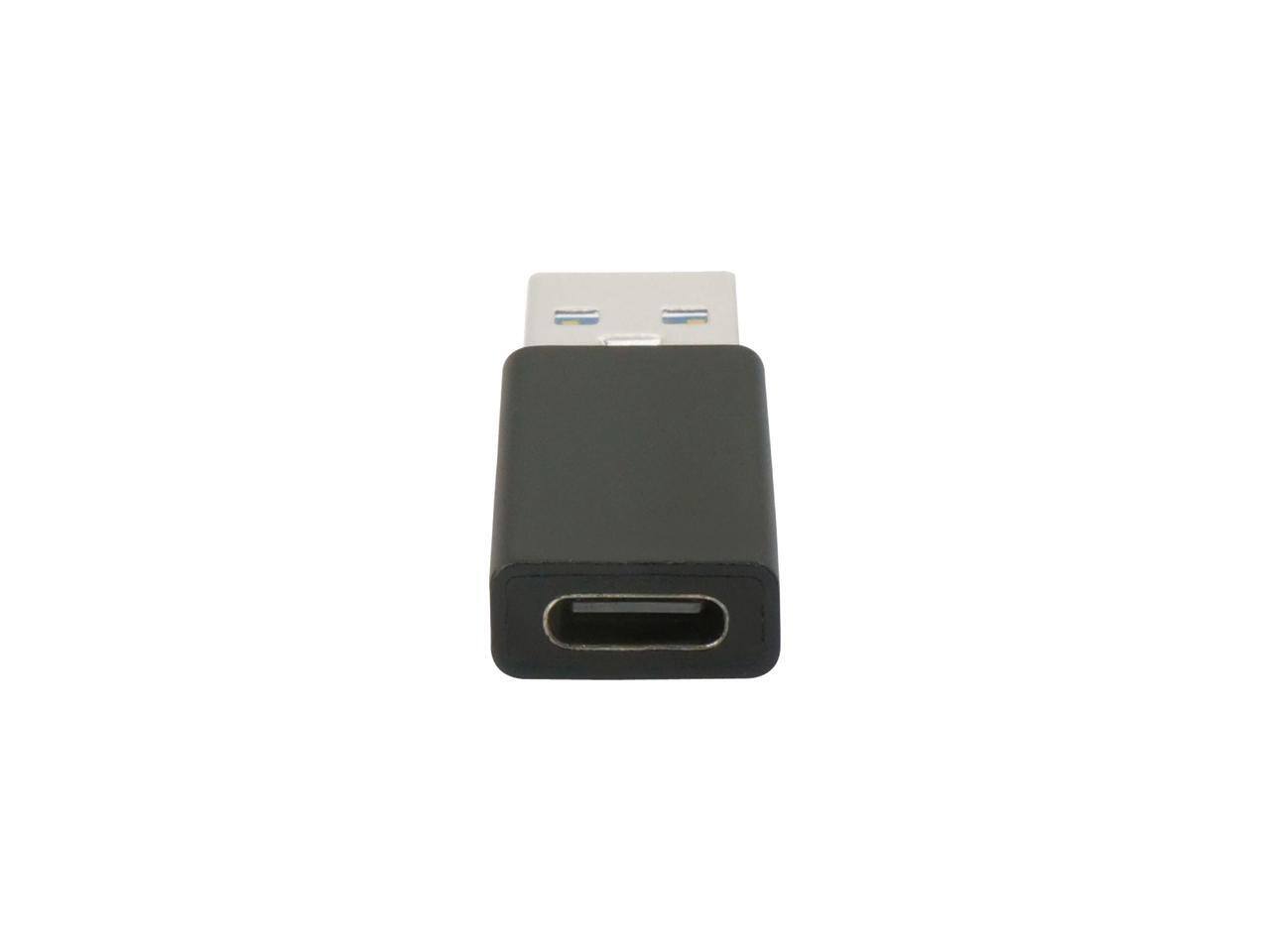 Alt View 3. Nippon Labs - Nippon Labs USB 3.0 USB-C Female to USB A Male Adapter 50000-USB3-CF-12, Black Aluminum Shell.