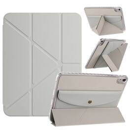 Dteck - for Apple iPad (A16) 11" 2025 & iPad 10th Gen 2022 Y-Fold Tablet Case,Shockproof Cover with Wallet Pockets & Pen Holder - Gray