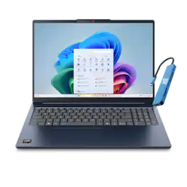Lenovo - IdeaPad Slim 5 16" FHD+ Touchscreen Laptop - Copilot+ PC - AMD Ryzen AI 5 340 - 16GB RAM - 512GB SSD - Windows 11 - Cosmic Blue
